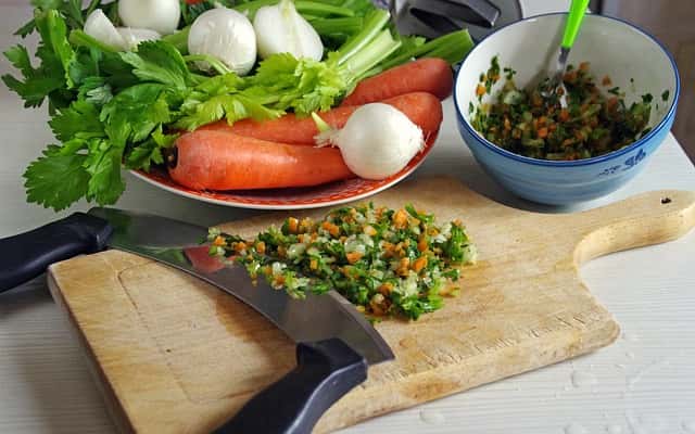Italian celery, carrots and garlic mix