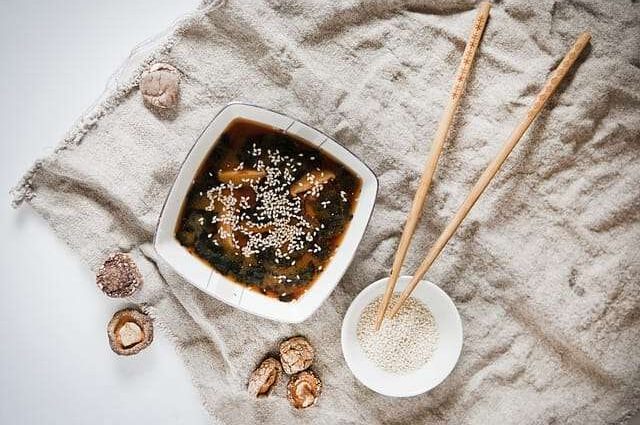 Shiitake mushroom and miso soup